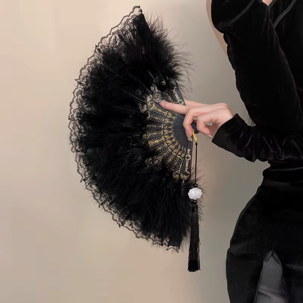 Chinese Style Vintage Retro Foldable Hand Fan