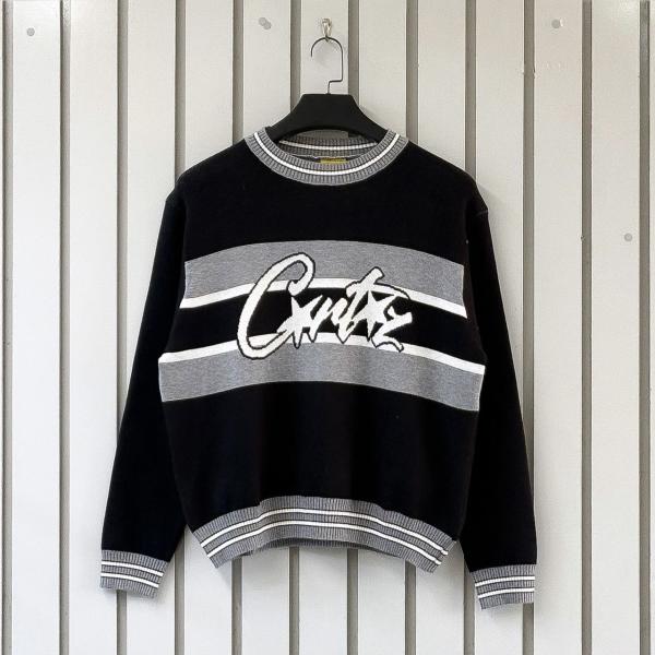 Stripe Graphic Sweater