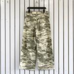 Camo Wide-Leg Denim Pants