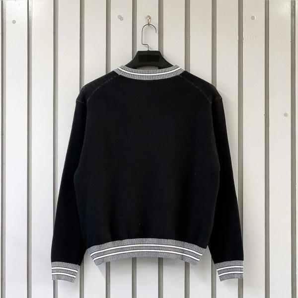 Stripe Graphic Sweater